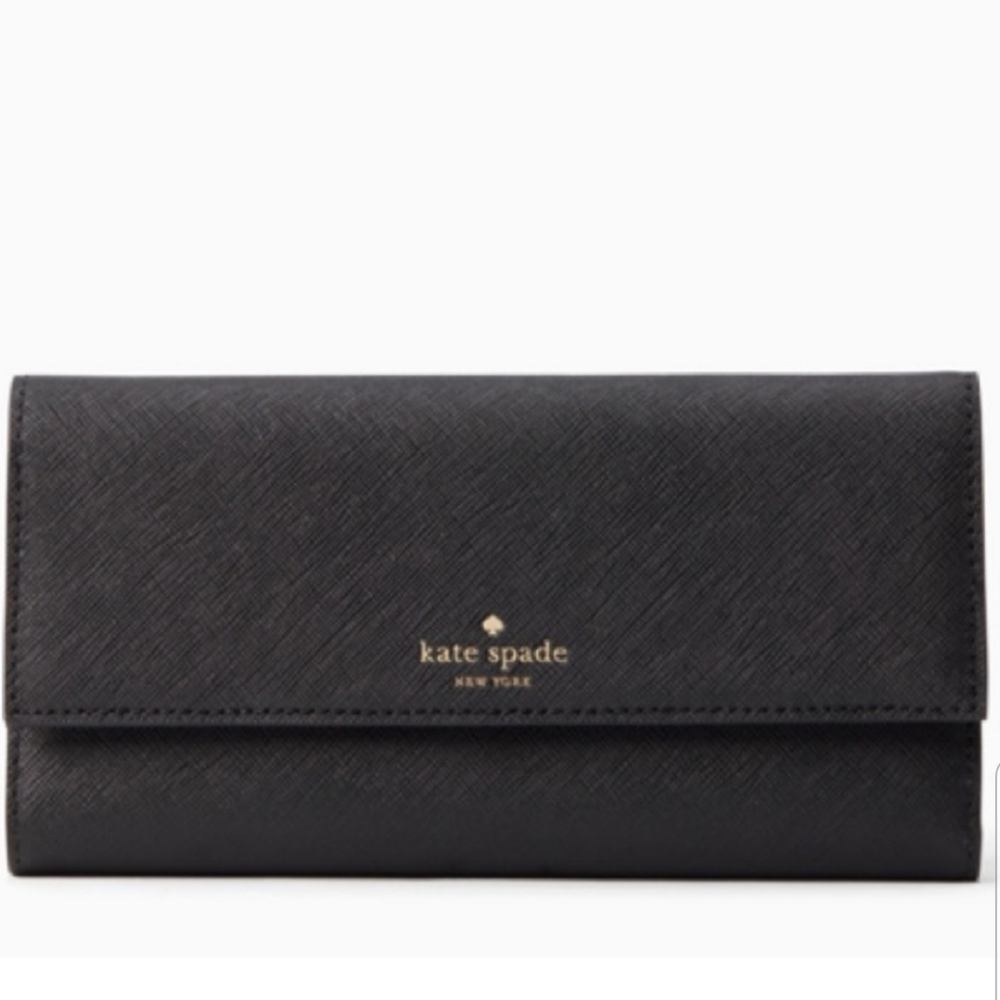 Kate Spade Saffiano Split Leather Wallet